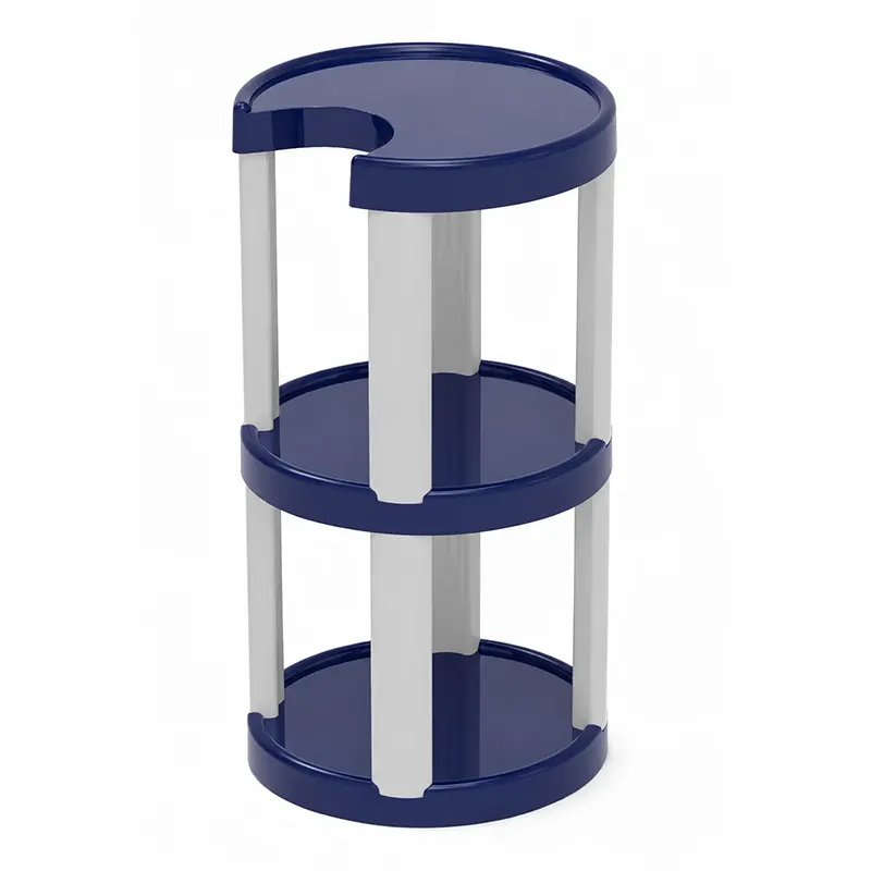 3 Step Filter Stand Round-Dark Blue
