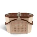 Family Basket Cream & Brown